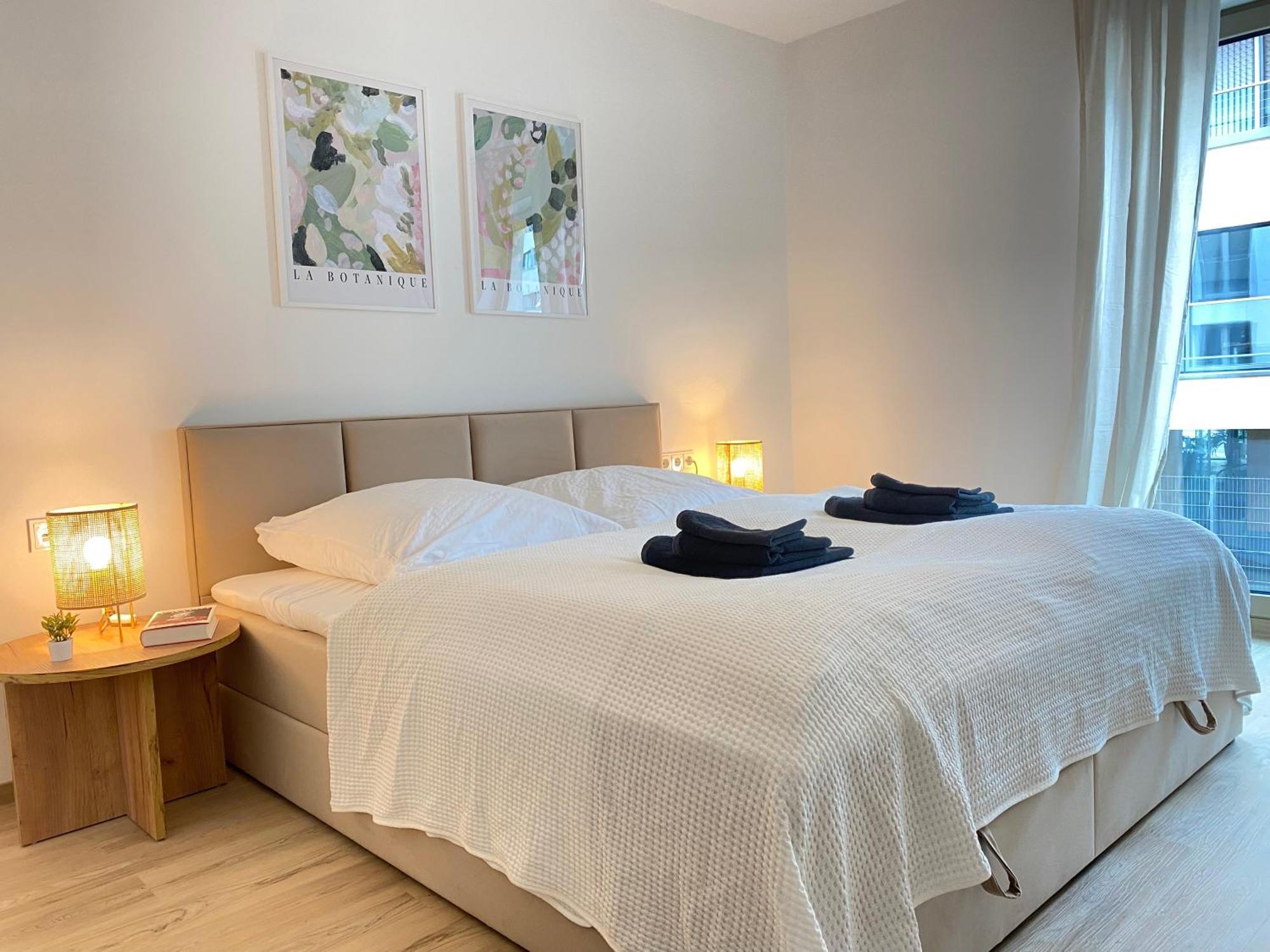 Lightplace • Design • Boxspring • Balkon • 2 Smart Tv •Innenstadt Braunschweig Esterno foto