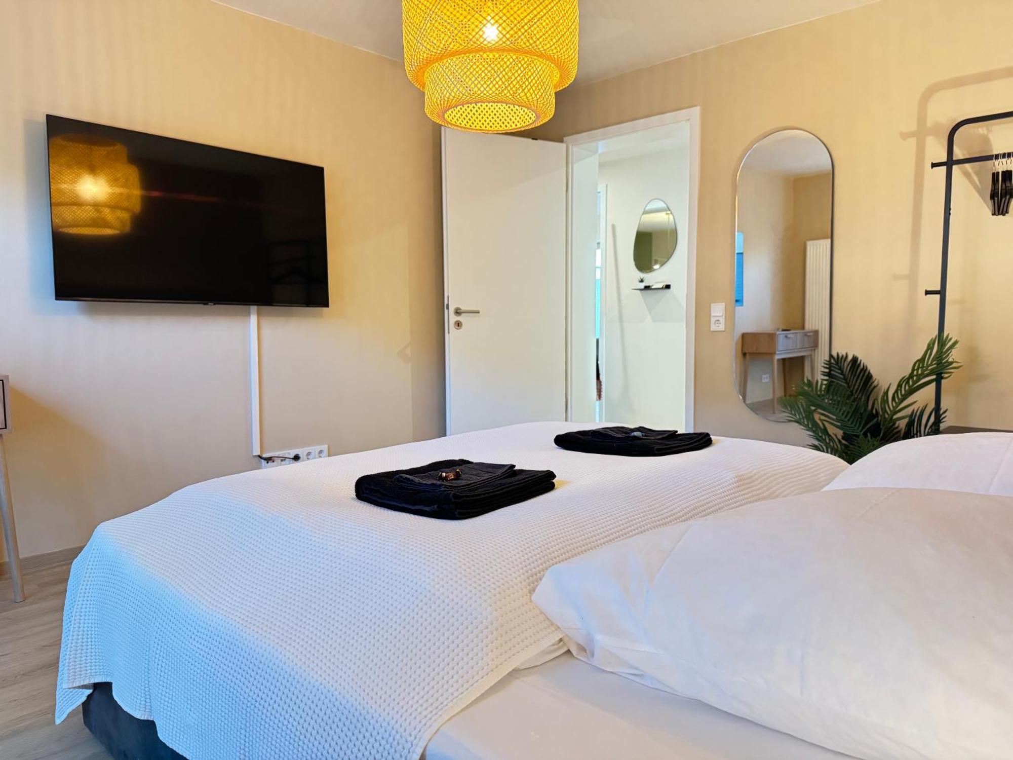 Lightplace • Design • Boxspring • Balkon • 2 Smart Tv •Innenstadt Braunschweig Esterno foto